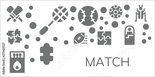 match icon set
