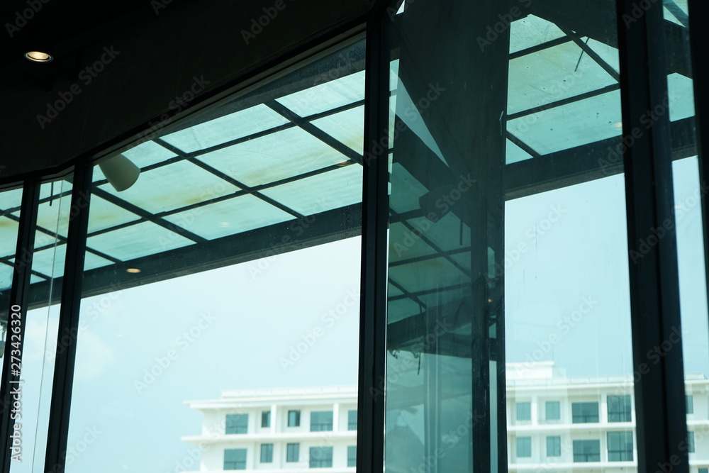 windows of modern building windows of modern building