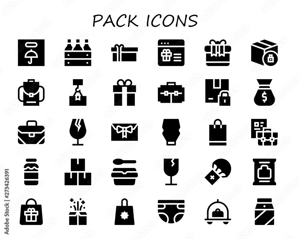 pack icon set