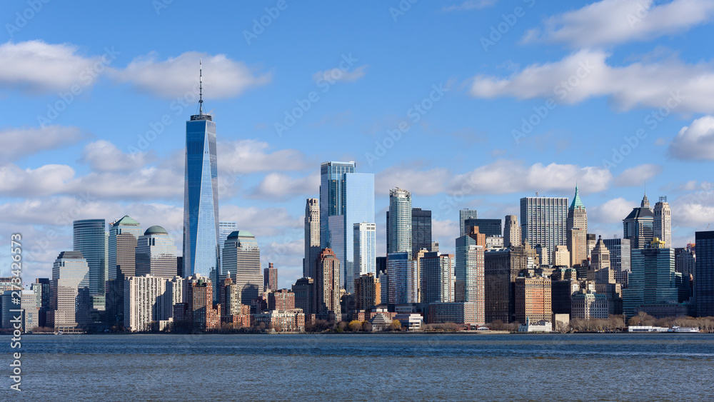 Fototapeta premium Manhattan skyline (january 2018)