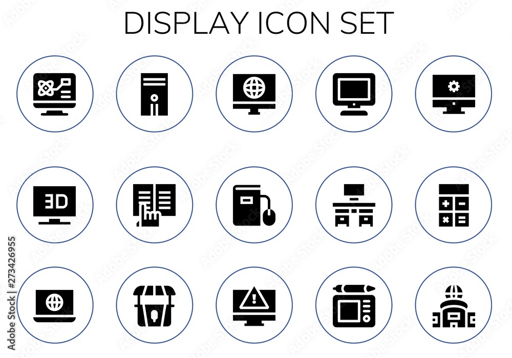 display icon set display icon set