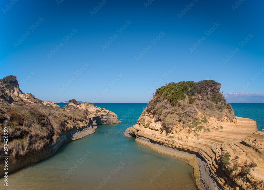 Fototapeta premium Picturesque bay of Greek island Corfu