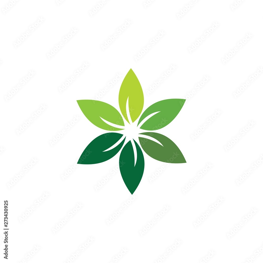 Green leaf logo