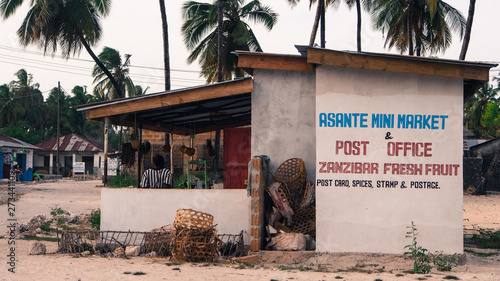 Old post office on Zanzibar photo