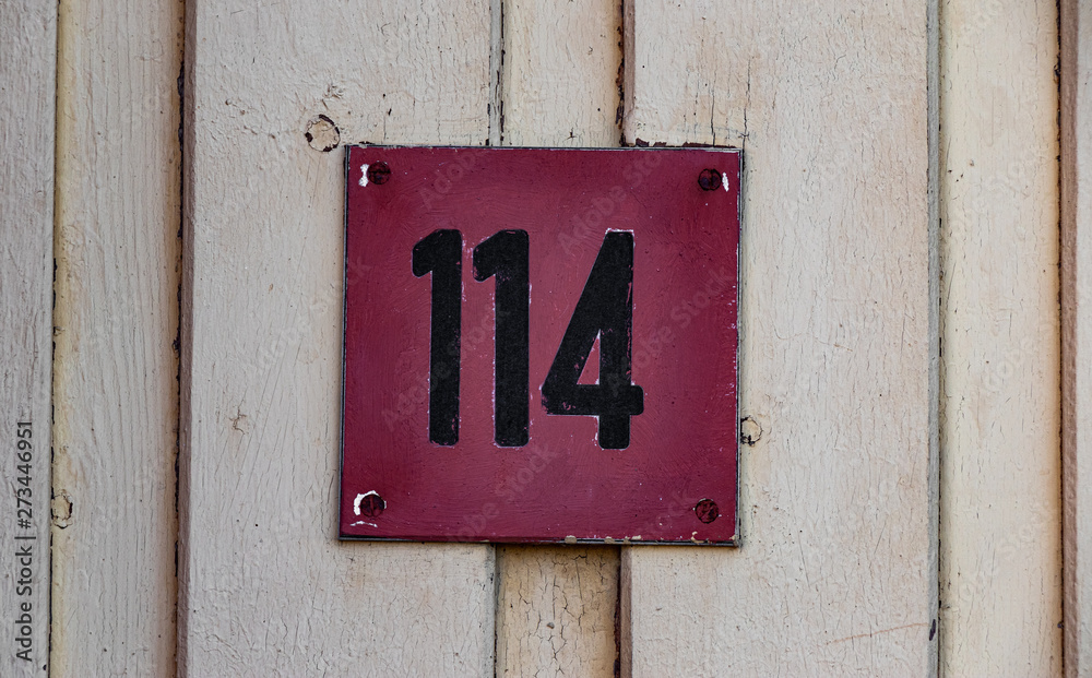 Hausnummer 114 Hausnummer 114