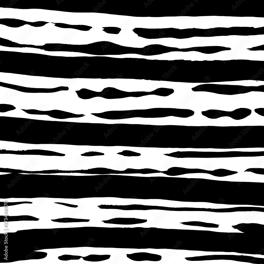 Brush grunge pattern. White and black vector.
