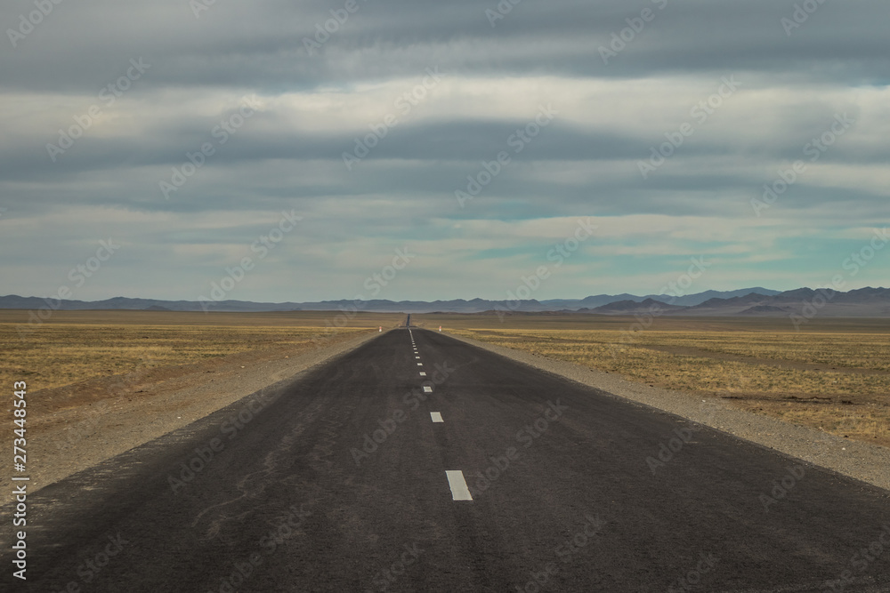 road in desert