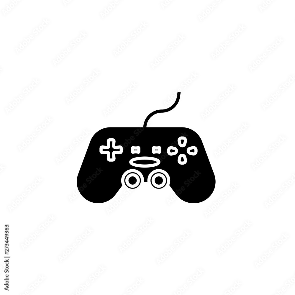 Game controller icon. Outline gamepad logo. Modern vector thin line icon isolated on white background Game controller icon. Outline gamepad logo. Modern vector thin line icon isolated on white background
