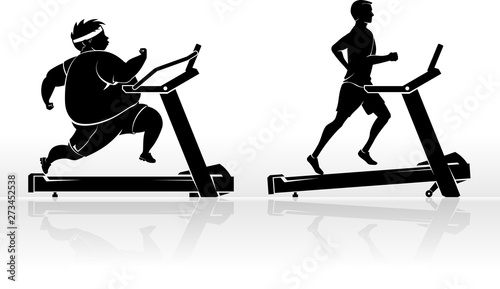 Lose Weight Male Progress, Variation Silhouette