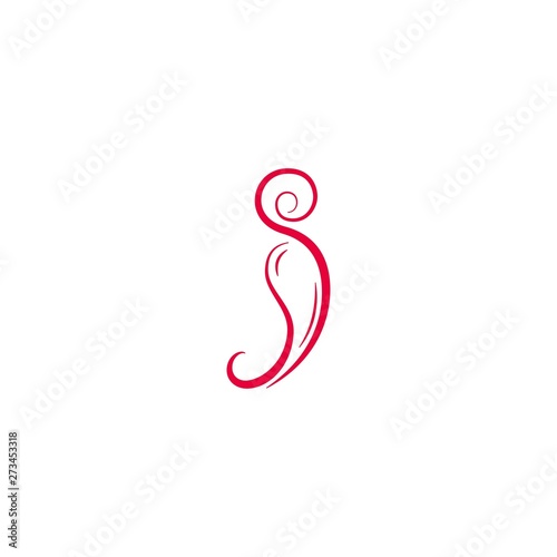 Red hot Chili pepper or cayenne, or jalapeno icon. Vector vegetable illustration isolated on white.
