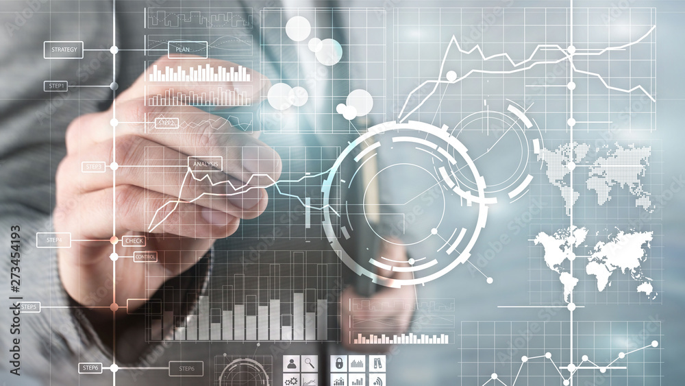 Business intelligence BI Key performance indicator KPI Analysis dashboard transparent blurred background. Business intelligence BI Key performance indicator KPI Analysis dashboard transparent blurred background.