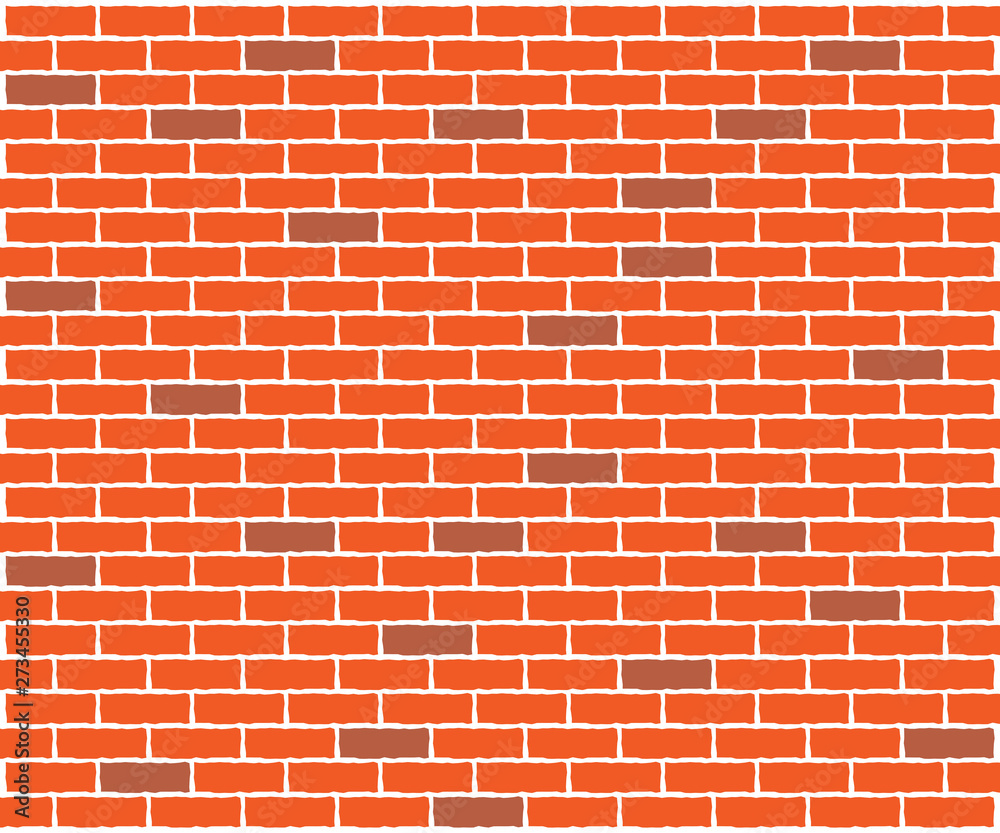 Red brick wall seamless. Vector illustration background.Vector EPS 10. Red brick wall seamless. Vector illustration background.Vector EPS 10.