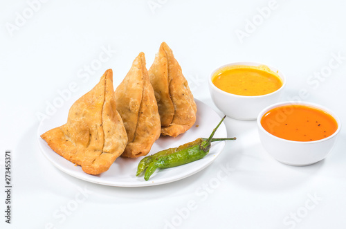 Samosa with Chutney photo