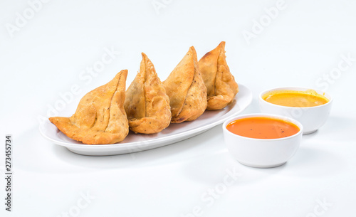 Samosa with Chutney photo