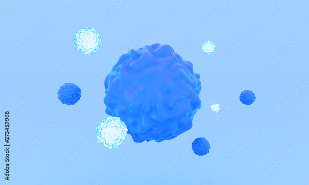 Abstract unusual shapes on white background. Blue and luminous figures. 3D rendering. Abstract unusual shapes on white background. Blue and luminous figures. 3D rendering.