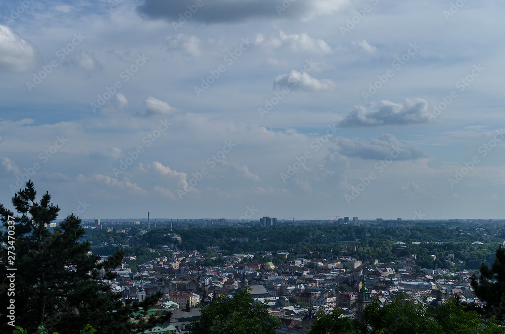 Lwów panorama miasta