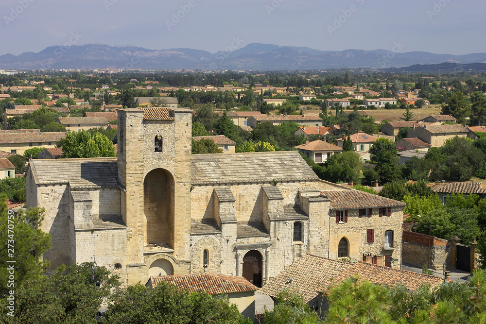 Panoramic view of Pernes-Les-Fontaines France Provence