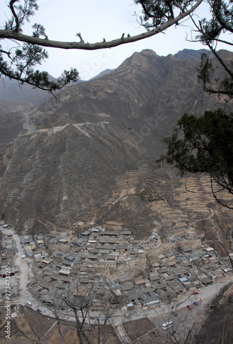 Cuandixia (Chuandixia) is an ancient town or village near Beijing, China. Cuandixia is a Ming Dynasty town dating back 400 years. Chuandixia has Ming and Qing Dynasty architecture with courtyard homes photo