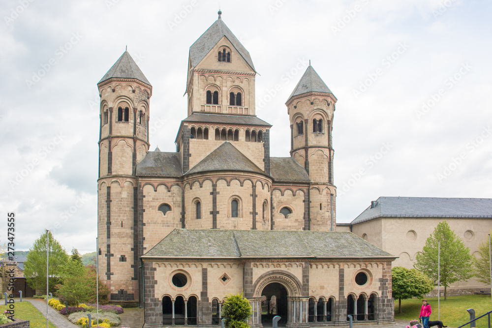 Abbey Maria Laach (Benediktinerabtei Maria Laach) Rhineland Palatinate Germany