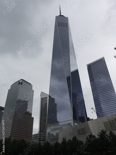 Beautiful New York cityscape and high rise buildings