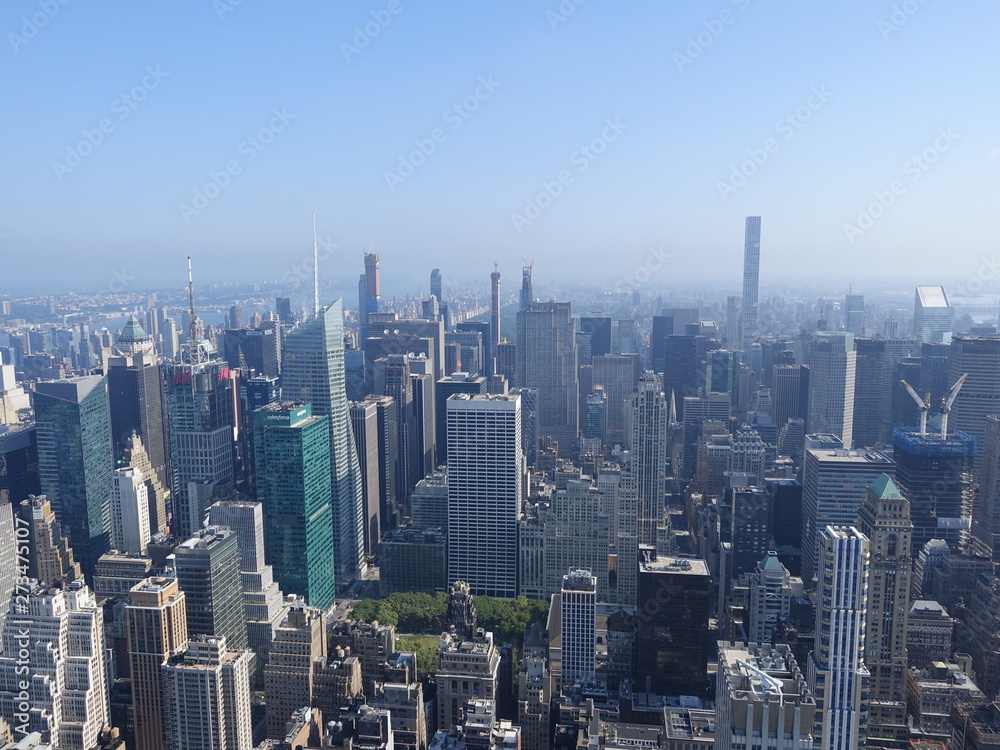 Beautiful New York City skylinea