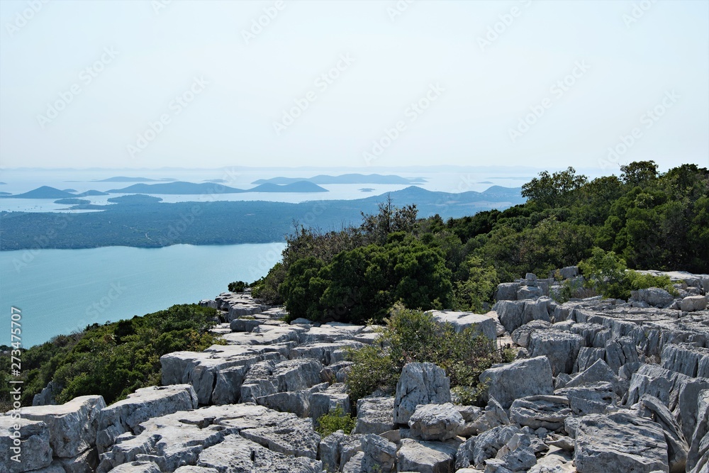View of Vransko Jerezo, in the Vrana Lakes National Park, Croatia