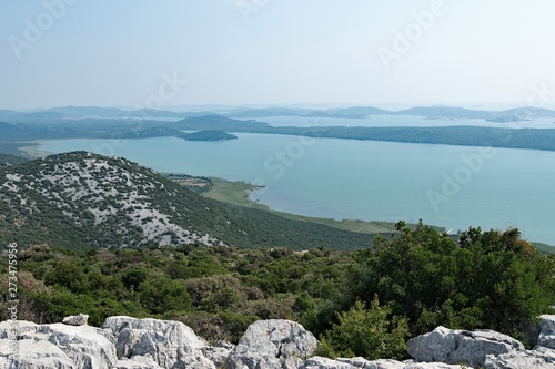 View of Vransko Jerezo, in the Vrana Lakes National Park, Croatia photo