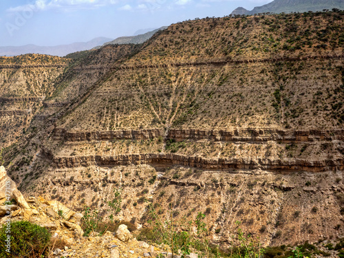 A large canyon north-west of Ethiopia near the Danakil Depression.