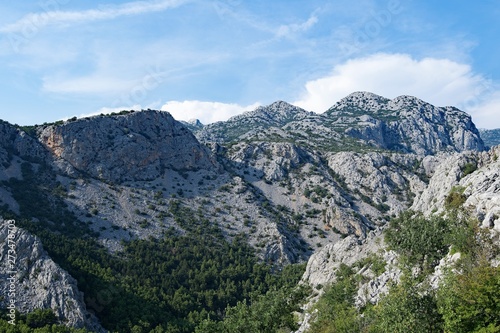Magnificient untamed and wild mountain landscape of Paklenica National Park, Croatia © Peter