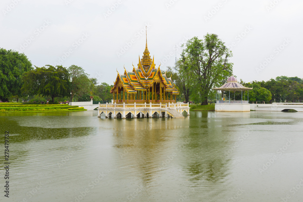 Aisawan Dhipaya Asana Pavilion at Bang-Pa-In Summer Palace, Thailand.