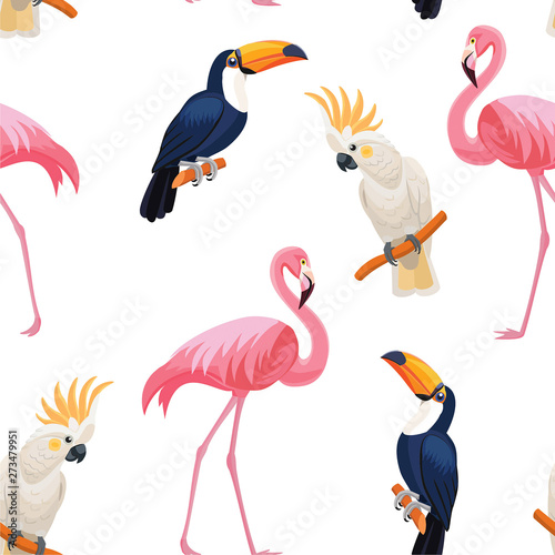 Plakat piękny natura wzór ptak