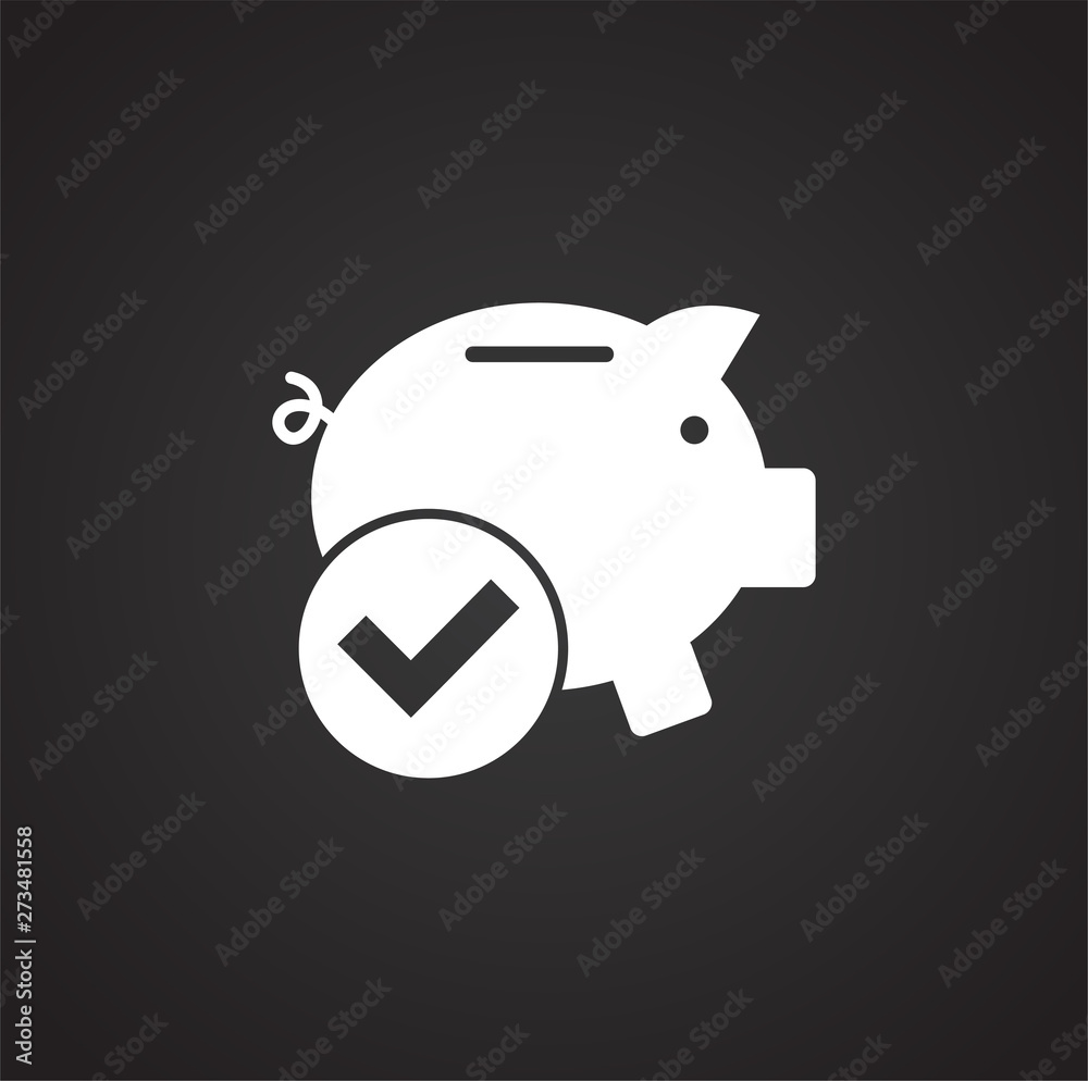 Piggy bank icons set icon on background for graphic and web design. Simple illustration. Internet concept symbol for website button or mobile app. Piggy bank icons set icon on background for graphic and web design. Simple illustration. Internet concept symbol for website button or mobile app.