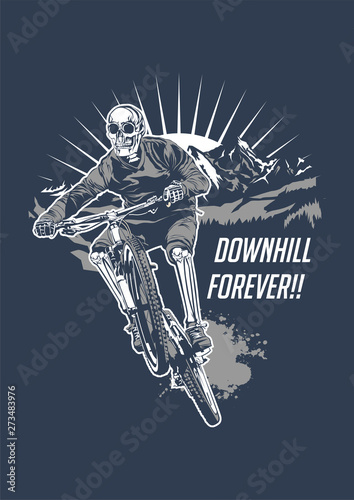 downhill forever