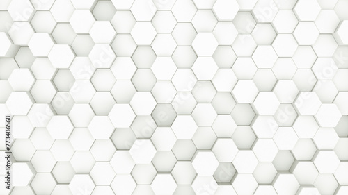 White Hexagon © T_Motion