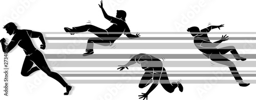 Superhuman Speed Silhouette