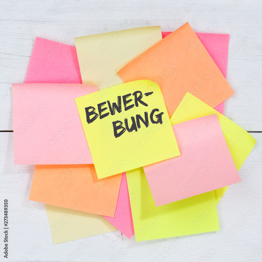 Bewerbung Bewerben Jobs Job Arbeit Jobsuche Business Konzept Schreibtisch Notizzettel Bewerbung Bewerben Jobs Job Arbeit Jobsuche Business Konzept Schreibtisch Notizzettel