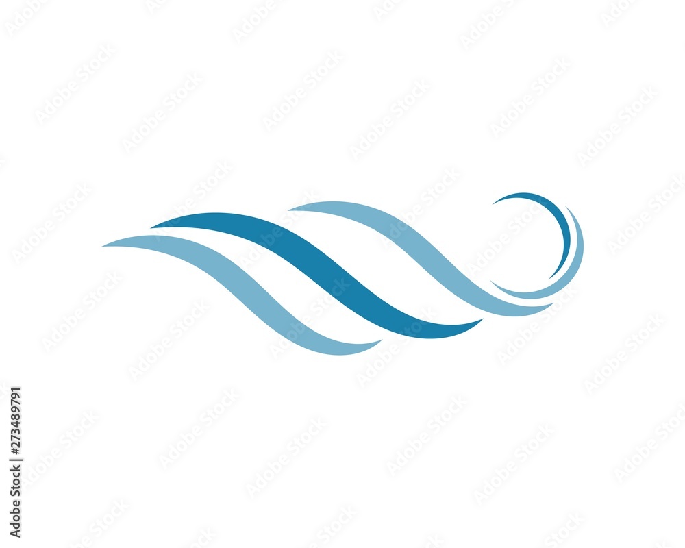 Water Wave symbol and icon Logo Template Water Wave symbol and icon Logo Template