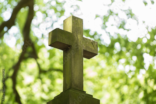 Friedhof, Kreuz, Engel