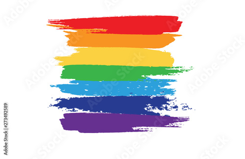 LGBT. Flag Pride Rainbow Lgbt Lesbian. Vector LGBT concept.