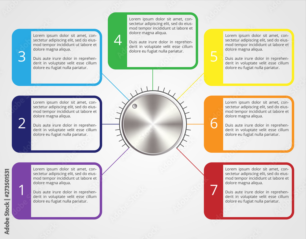 Infographie Business de présentation d'un projet sous forme de chronologie avec un bouton volume Infographie Business de présentation d'un projet sous forme de chronologie avec un bouton volume