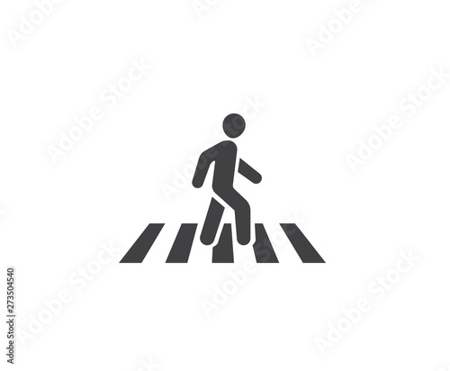 road crosswalk icon