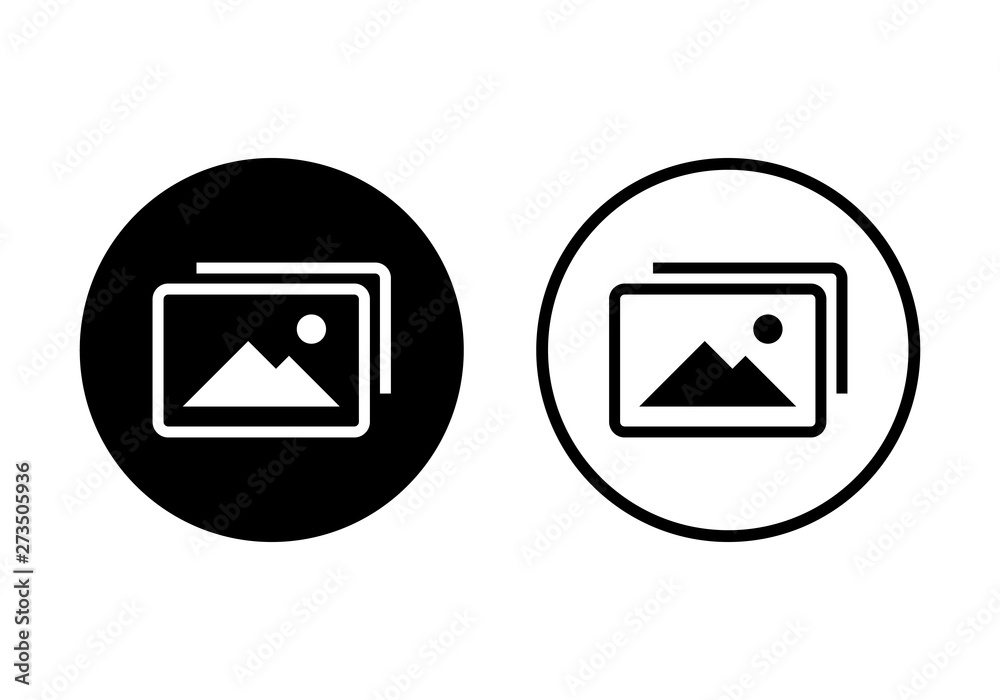 Picture icon vector. photo gallery icon vector Picture icon vector. photo gallery icon vector