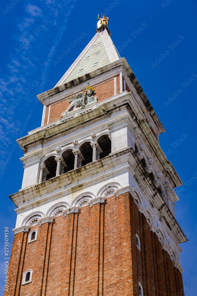 St Mark's Campanile bell tower in Venice, Italy