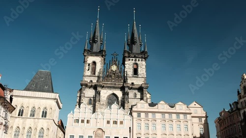 The ancient architecture of the city of Prague Czech Republic 03.21.19