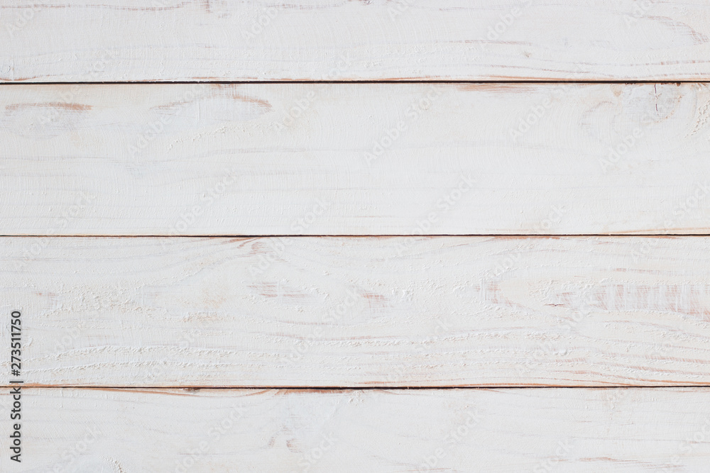 Naklejka premium białe drewno deska tło, tekstura