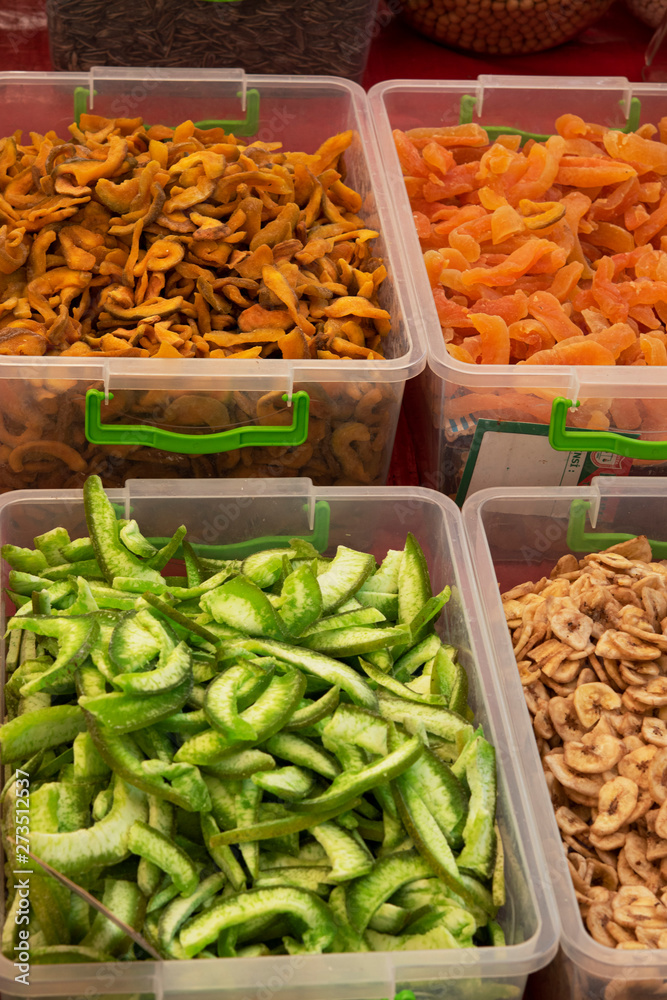 Spices and herbs from the Turkish market