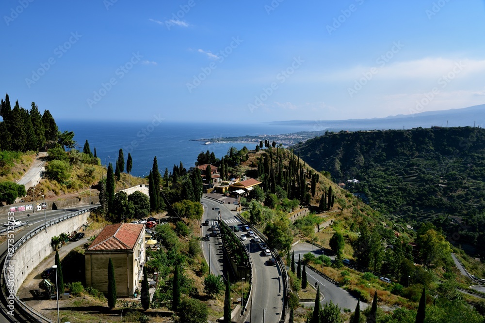 The view over the sea from Tamina