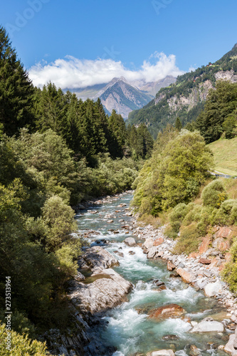 Fluss Passer im Passeier Tal in Pitztal
