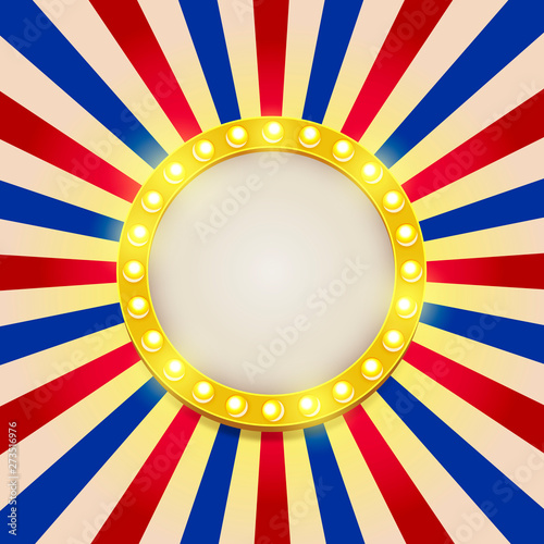 Vector Circus background. Carnival background