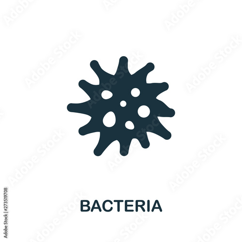 Bacteria vector icon symbol. Creative sign from biotechnology icons collection. Filled flat Bacteria icon for computer and mobile